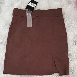 Lioness Chocolate Mini Skirt